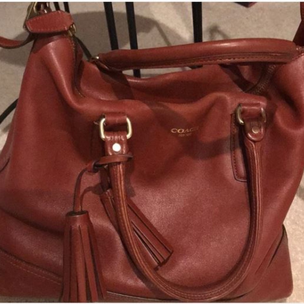 Tobacco Brown Coach Purse